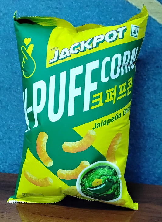 JackPot K-Puff Corn Jalapeno Cheese 60g