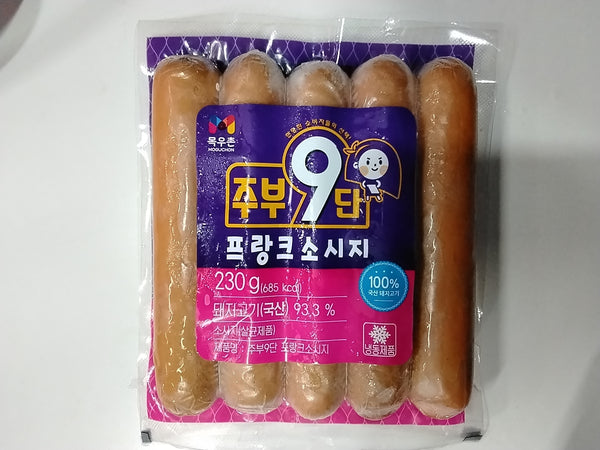 MOGUCHON FRANK SAUSAGE 230G(주부9단프랑크소세지 230g)