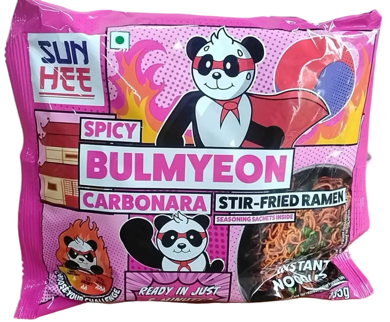 Sun Hee Spicy Bulmyeon Carbonara 135g 선희 매운 불면 까르보나라 135g