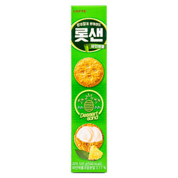 LOTTE SAND PINEAPPLE COOKIE 105GM (롯샌 파인애플 단품)