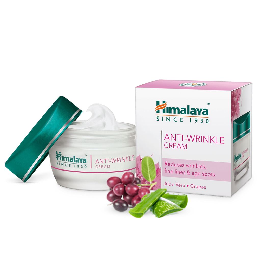 Himalaya Anti Wrinkle Cream 50 gm (50%Of On MRP Rs.270) (Expiry Date- 31/07/2026)