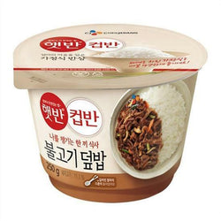 BULGOGI RICE BOWL 258gm(E)햇반/컵반직화불고기덮밥258G(24입)/상온)