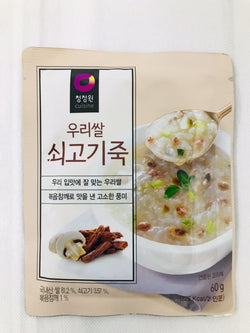 RICE SOUP 60 GM 우리쌀쇠고기죽60g