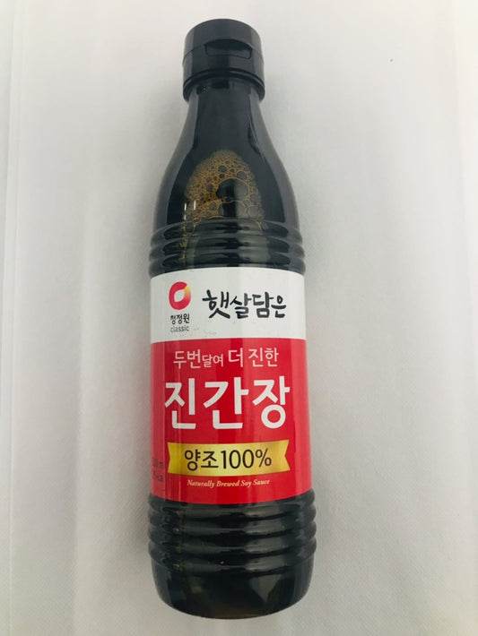 DAESANG SOY SAUCE JIN KANJANG 500ML( 두 번 달여 더 진한 진간장)