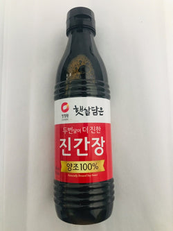 DAESANG SOY SAUCE JIN KANJANG 500ML( 두 번 달여 더 진한 진간장)