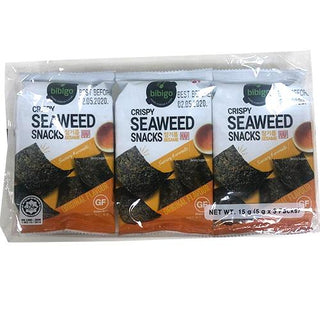 SM-BIBIGO CRISPY SEAWEED SNACKS ORIGINAL15G( 비비고 스낵김 오리지널)